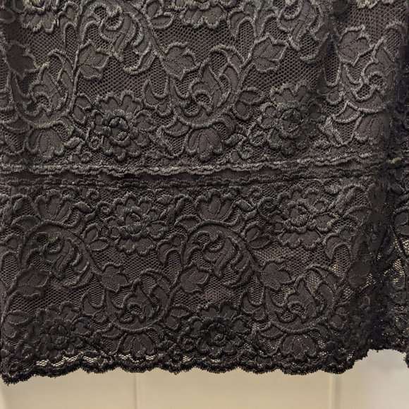 Lace Spandex Crop Top - Picture 2 of 3